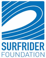 Blue wave design with 'Surfrider Foundation' text below.